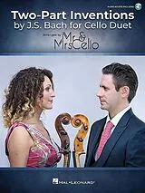 Johann Sebastian Bach Notenblätter Two-Part Inventions by J.S. Bach for Cello Duet (+Online Audio)