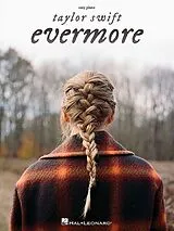 Kartonierter Einband Taylor Swift - Evermore Easy Piano Songbook with Lyrics von 