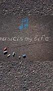 Fester Einband music is my life Creative Blank Journal von Michael Huhn