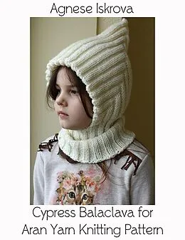 E-Book (epub) Cypress Balaclava for Aran Yarn Knitting Pattern von Agnese Iskrova