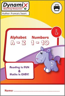 E-Book (epub) Alphabet and Numbers Large Font von Francois Swart