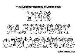 E-Book (epub) A printable coloring book with Alphabet monsters. von Nahye Yu
