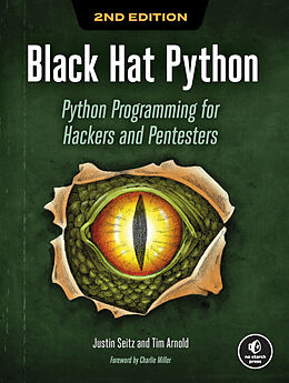 Couverture cartonnée Black Hat Python de Justin Seitz, Tim Arnold