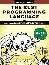 Couverture cartonnée The Rust Programming Language de Steve Klabnik, Carol Nichols
