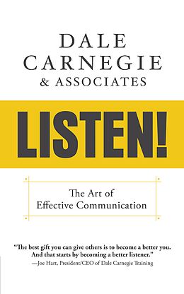 E-Book (epub) Listen!: The Art of Effective Communication von Dale Carnegie & Associates