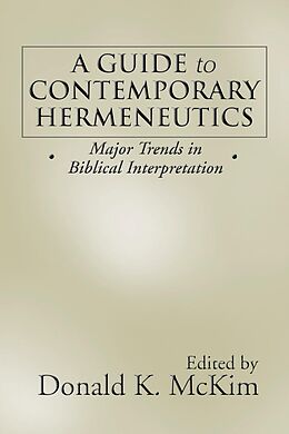 eBook (pdf) A Guide to Contemporary Hermeneutics de Donald K. Mckim