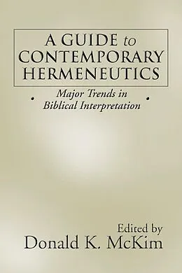 E-Book (pdf) A Guide to Contemporary Hermeneutics von Donald K. Mckim