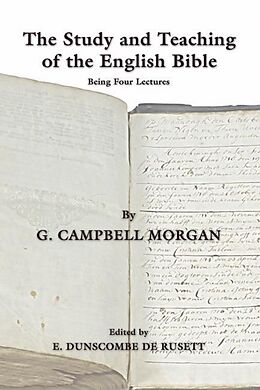 E-Book (pdf) The Study and Teaching of the English Bible von G. Campbell Morgan