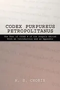 E-Book (pdf) Codex Purpureus Petropolitanus von H. S. Cronin