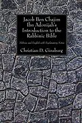 E-Book (pdf) Jacob Ben Chajim Ibn Adonijah's Introduction to the Rabbinic Bible von Christian D. Ginsburg