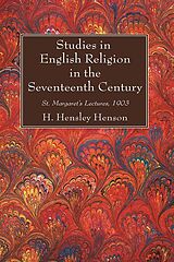 eBook (pdf) Studies in English Religion in the Seventeenth Century de H. Hensley Henson