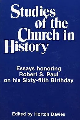 E-Book (pdf) Studies of the Church in History von 