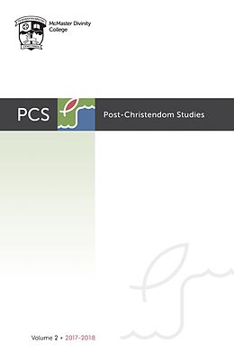 E-Book (pdf) Post-Christendom Studies: Volume 2 von 