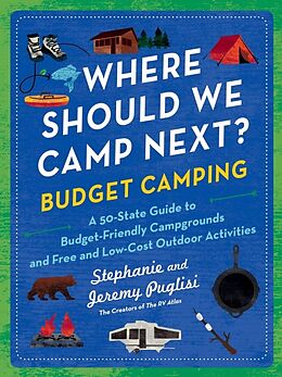 Couverture cartonnée Where Should We Camp Next?: Budget Camping de Puglisi Jeremy, Stephanie Puglisi