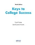 E-Book (epub) Keys to College Success von Carol Carter, Sarah Kravits