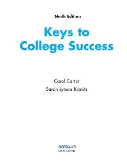 E-Book (epub) Keys to College Success von Carol Carter, Sarah Kravits