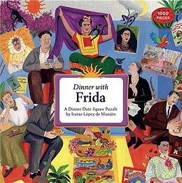 Broché Dinner with Frida A 1000 Piece Dinner Date Jigsaw Puzzle de Iratxe Lopez de Munain