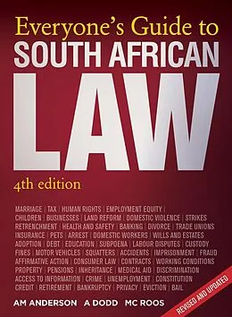 E-Book (pdf) Everyone's Guide to South African Law von Adriaan Anderson