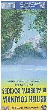 (Land)Karte British Columbia & Alberta Rockies von 