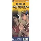 (Land)Karte Touristische Karte Delhi/Northern India von