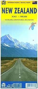 (Land)Karte New Zealand von