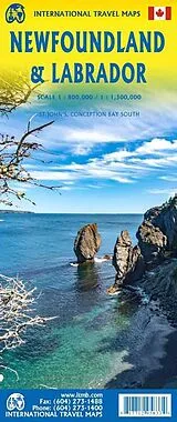 (Land)Karte Newfoundland & Labrador von
