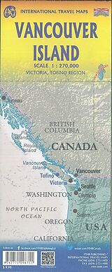 Carte (de géographie) International Travel Map Vancouver Island 270000 de 