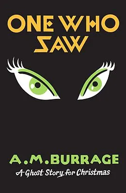 E-Book (epub) One Who Saw von A. M. Burrage