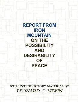 E-Book (epub) Report From Iron Mountain von Leonard C. Lewin