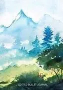 Kartonierter Einband Watercolor Hillside - Dotted Bullet Journal von Blank Classic