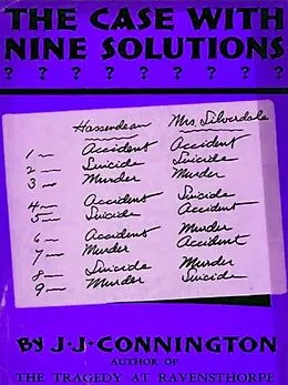 E-Book (epub) Case With Nine Solutions von Connington J. J. Connington