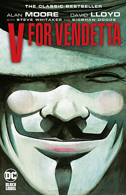 Couverture cartonnée V for Vendetta de Alan Moore