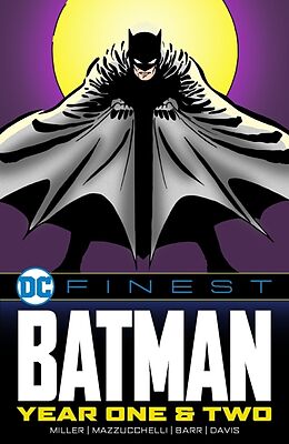 Couverture cartonnée DC Finest: Batman: Year One & Two de Frank Miller, David Mazzucchelli, Mike W. Barr