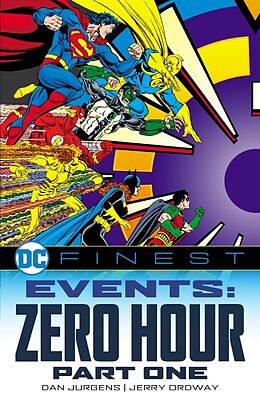 Couverture cartonnée DC Finest: Events: Zero Hour Part 1 de Dan Jurgens, Jerry Ordway