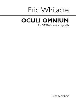 Eric Whitacre Notenblätter Oculi omnium