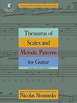 Nicolas Slonimsky Notenblätter Thesaurus of Scales and Melodic Patterns (+Online Audio)