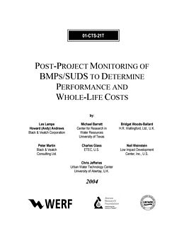 eBook (pdf) Post-Project Monitoring of BMP's/SUDS to Determine Performance and Whole-Life Costs de L. K. Lampe
