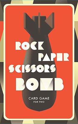 Textkarten / Symbolkarten Rock, Paper, Scissors, Bomb von Angus Hyland