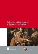 Couverture cartonnée Actus Reus and Participation in European Criminal Law de Johannes Keiler