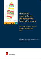Couverture cartonnée Annotated Leading Cases of International Criminal Tribunals de Andr lip