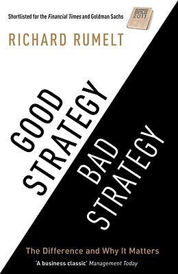 Couverture cartonnée Good Strategy / Bad Strategy de Richard Rumelt