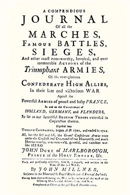 E-Book (pdf) Compendious Journal of All the Marches, Famous Battles & Sieges (of Marlborough) von Serjeant John Millner