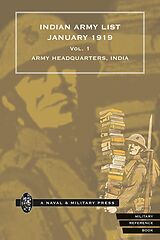 eBook (pdf) Indian Army List January 1919 - Volume 1 de Army Headquarters India