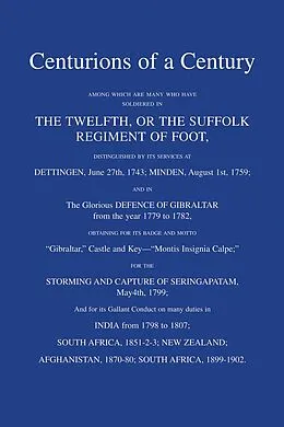 E-Book (pdf) Centurions of a Century von Lieut. -Col. C. H. Gardiner