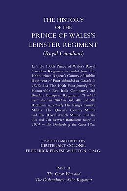 eBook (pdf) History of the Prince of Wales's Leinster Regiment - Volume 2 de Lieutenant-Colonel Frederick Ernest Whitton