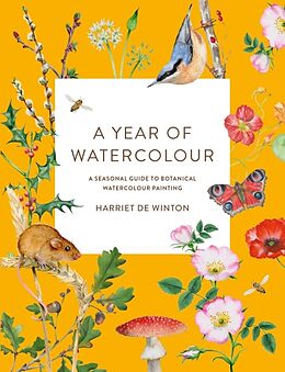 Couverture cartonnée A Year of Watercolour de Harriet de Winton