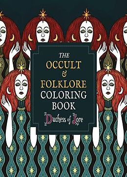 Couverture cartonnée The Occult & Folklore Colouring Book de Duchess of Lore