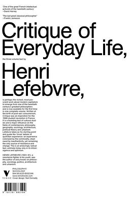 eBook (epub) Critique of Everyday Life de Henri Lefebvre