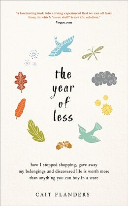 Couverture cartonnée The Year of Less de Cait Flanders