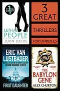 E-Book (epub) 3 Great Thrillers von Eric Van Lustbader, Alex Churton, John Locke